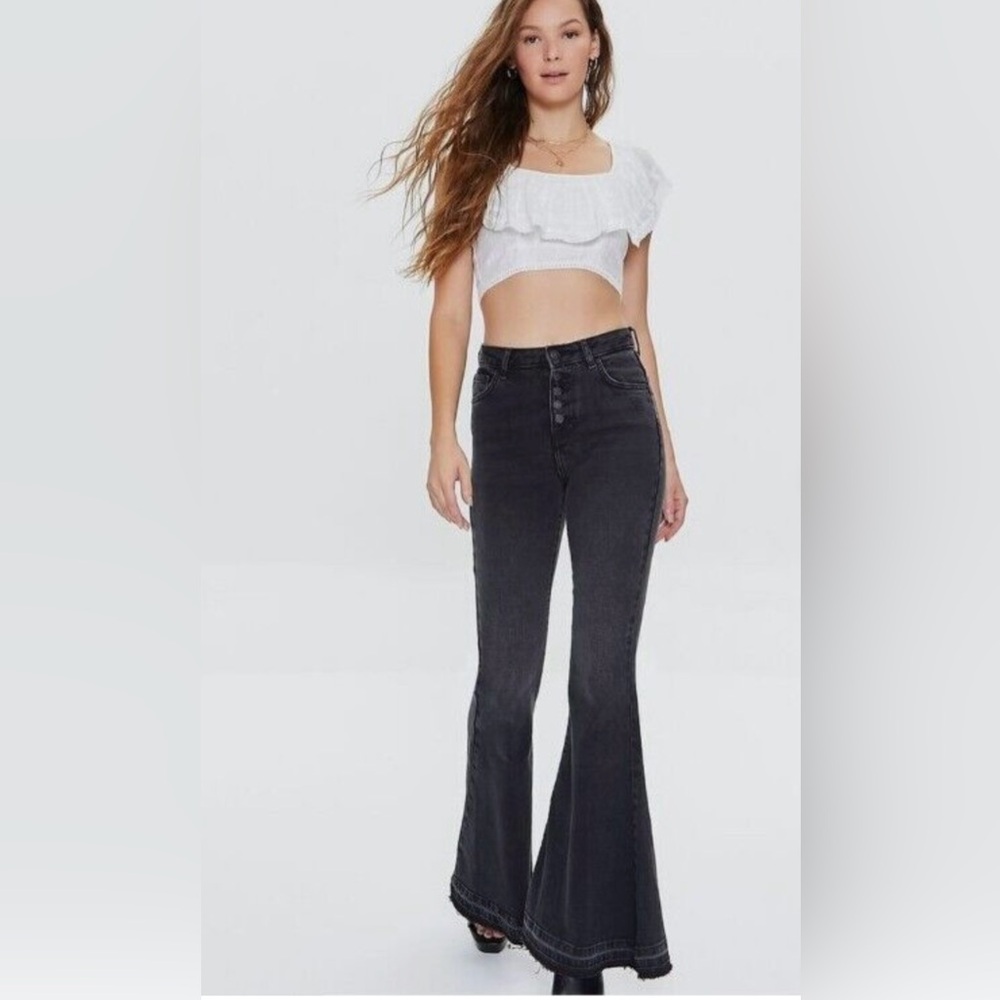 Forever 21 High Rise Slim Fit Flare Jeans 29